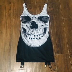 Skull Dress Halloween Costume Women’s size Medium